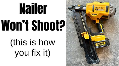 dewalt nail gun not firing|Dewalt DCN692 Nailer Nails Not Firing: Fix the Jammed Light。